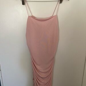 Love x Design Pink Body con Ruched Dress